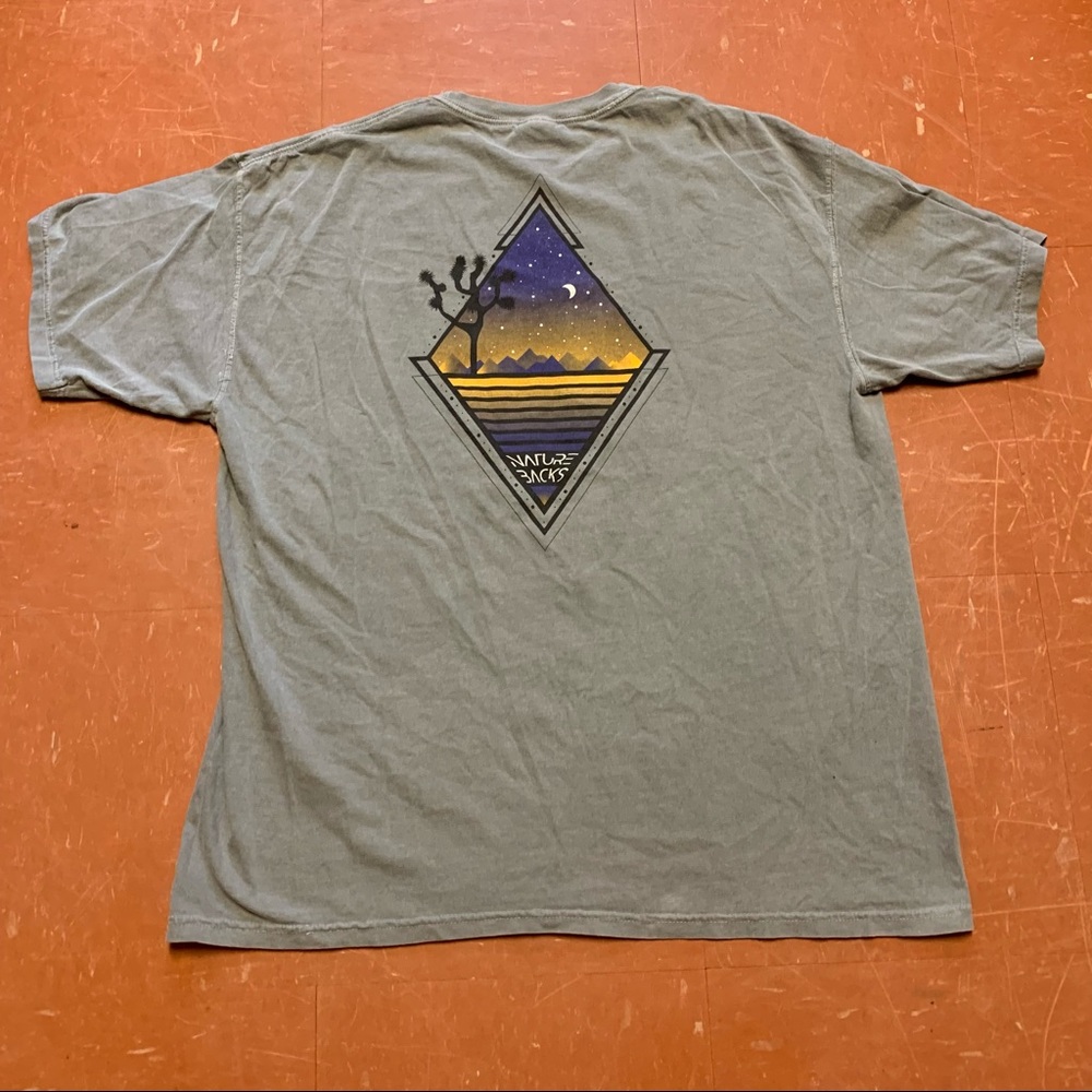Gray Naturebacks Mountain Diamond Tee
